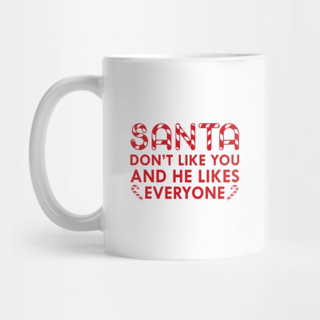 Santa Don't Like You by VectorPlanet